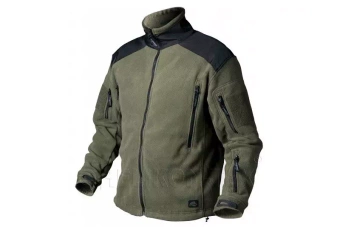 Liberty Polar Sweatshirt - Olive Green / Black