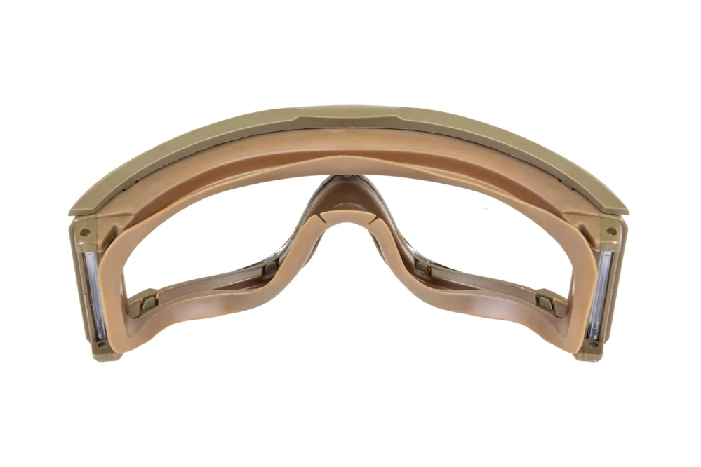 Wosport GG-005 tactical goggles with interchangeable lenses Tan