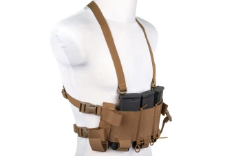 Gilet Minimalist Chest Rig Wosport VE-108 Coyote Brown