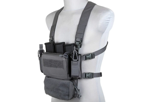 Gilet de poitrine polyvalent Wenator 2.0 Gilet tactique PRIMAL GEAR Battle Gray