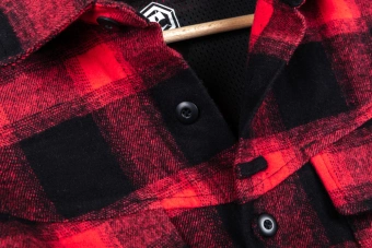 Emerson Gear Blue Label Longicorn flannel shirt Black and red