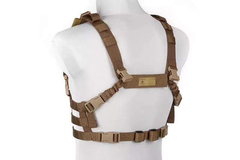 Tactical Low Profile Chest Rig type vest - Coyote Brown