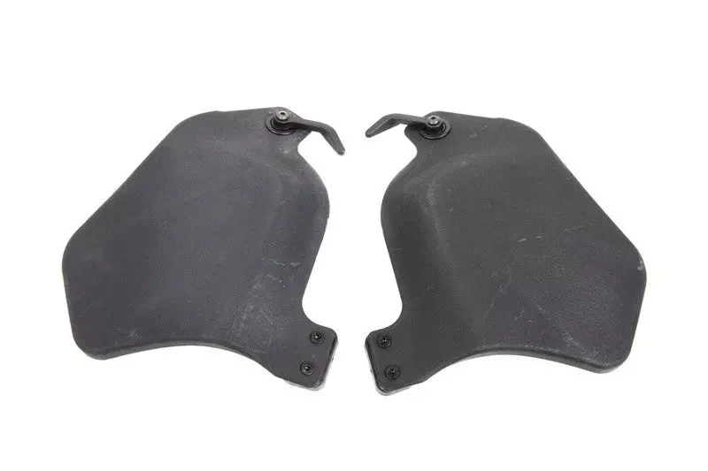 Set of Helmet Side Shields - Black