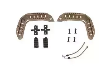 montážsada kolejnic pro helmatyp FAST - tmavě zemitá