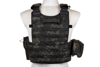 Emerson Gear 6094A Style Plate Carrier Vest with Load Kit MC Black