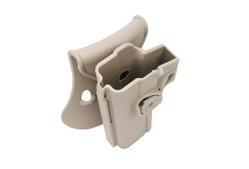 Glock 17/22/31 Polymer holster for LEFT HANDED - tan