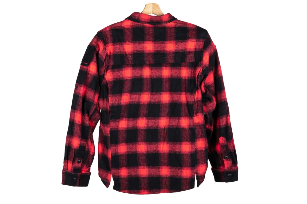Emerson Gear Blue Label Longicorn flannel shirt Black and red