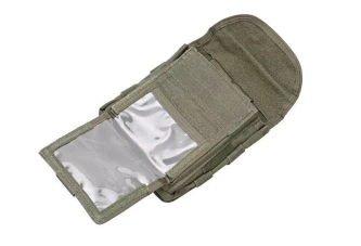 Admin pouch avec porte-carte - vert olive