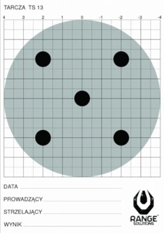 Range Solutions TS-13 shooting target - 100 pieces