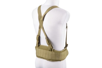 Belt with X type suspenders - olive