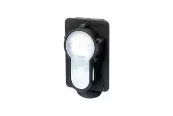 Marker elektroniczny Lightbuck Card Button - czarny (różowe światło)