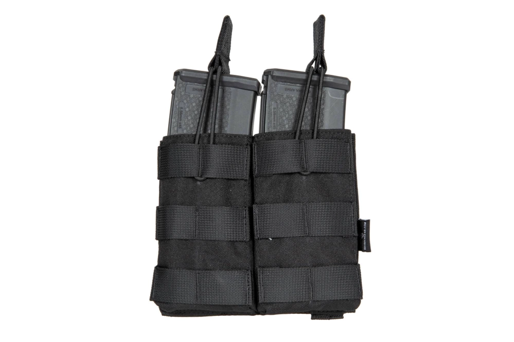 Pochette double MOLLE pour 2 chargeurs type M4/M16 - noir