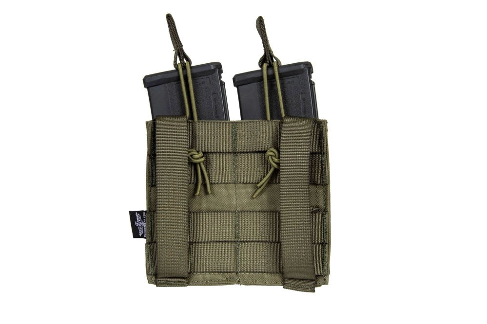 Pochette double MOLLE pour 2 chargeurs type M4/M16 - Vert Ranger