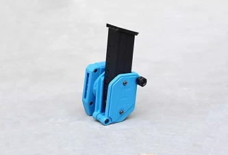 Pochette multi-positions à chargement rapide pour chargeur pistolet owy - bleu