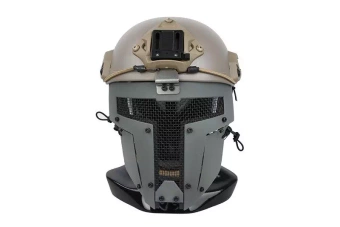 Ecran facial SPT pour casqueFAST - Wolf Grey
