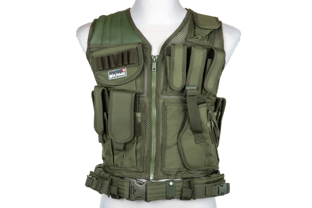 Cybergun Zwitsers Wapen Tactisch BT-4 Olijf Vest