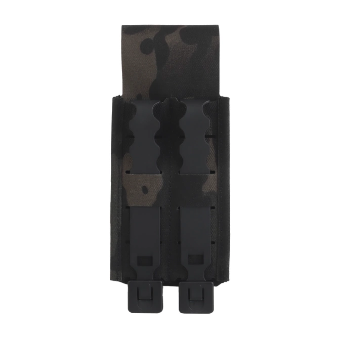 Wosport double magazine pouch Flip Pouch MC Black