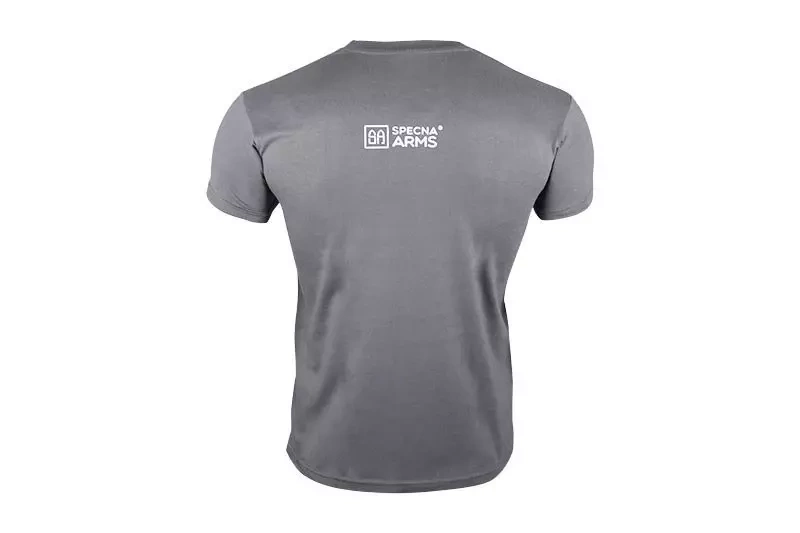 T-shirt Specna Arms - Your Way Of Airsoft 01 - gris/blanc