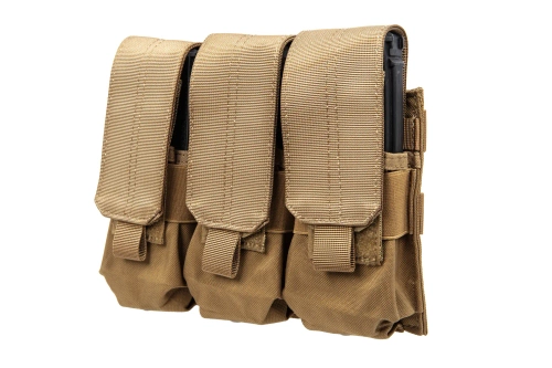 Drievoudige M4/M16 Specna Arms magazijnlader met Tan klep