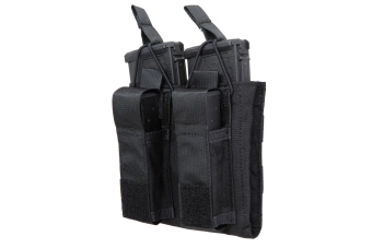 Open Top double loader for M4/M16 + pistol magazines Black