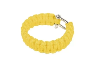 Bracelet de survie (U) - jaune