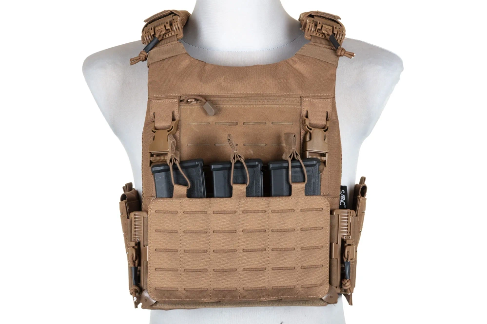 Specna Arms Tactical QR Tan vesta na nošení plátů