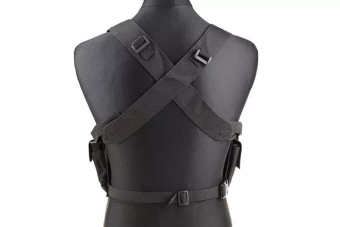 Taktická vesta typ Chest rig - černá