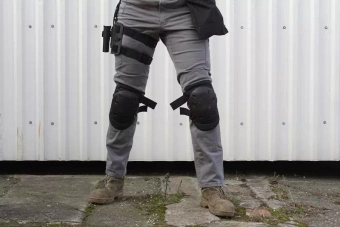 Set of knee protection pads  - sand