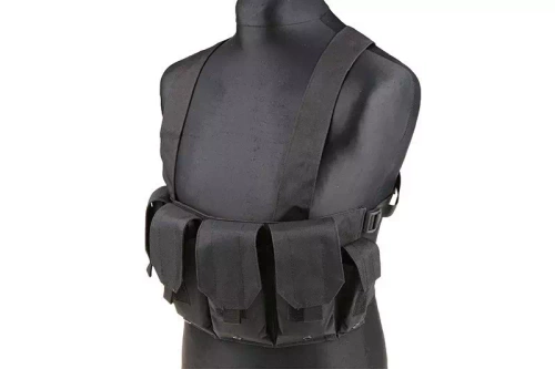 Taktická vesta typ Chest rig - černá