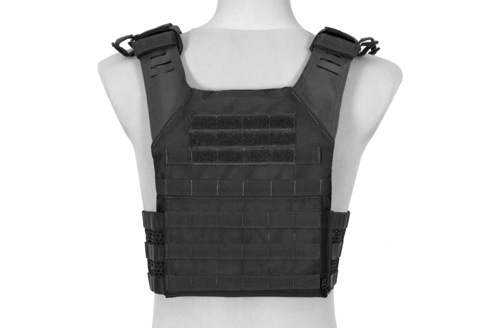 Spartan Plate Carrier Tactical Vest - Black