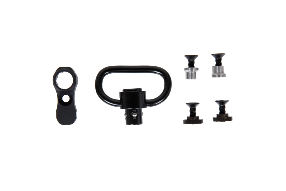 QD suspension assembly with KeyMod/M-LOK cable slot Black