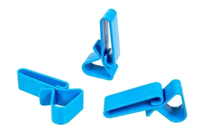 Set of 3 Polymer Equipment Buckles – Blue