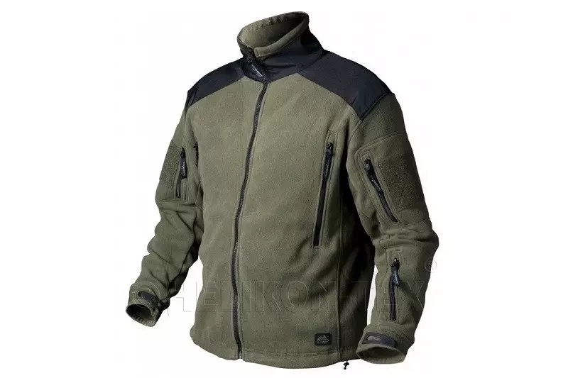 Bluza polarowa Liberty - olive green / czarny