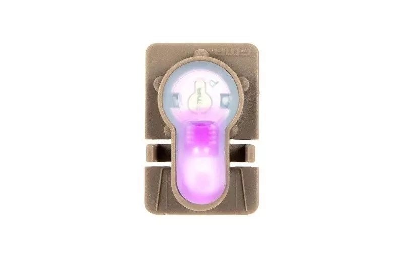 Marker elektroniczny Lightbuck RIS - Dark Earth (różowe światło)