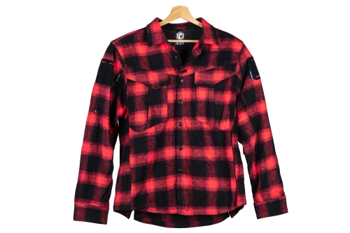 Emerson Gear Blue Label Flanelová košile Longicorn Černá a červená