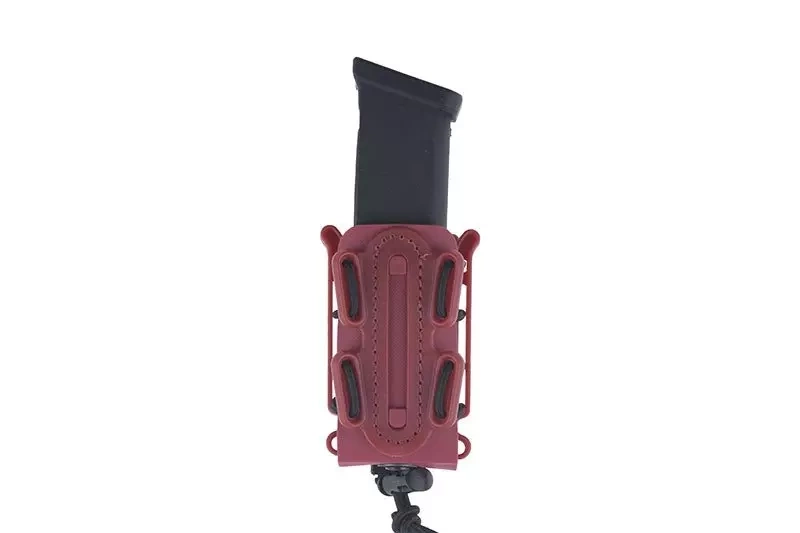 Ładownica softshell na magazynki pistoletowe - czerwona