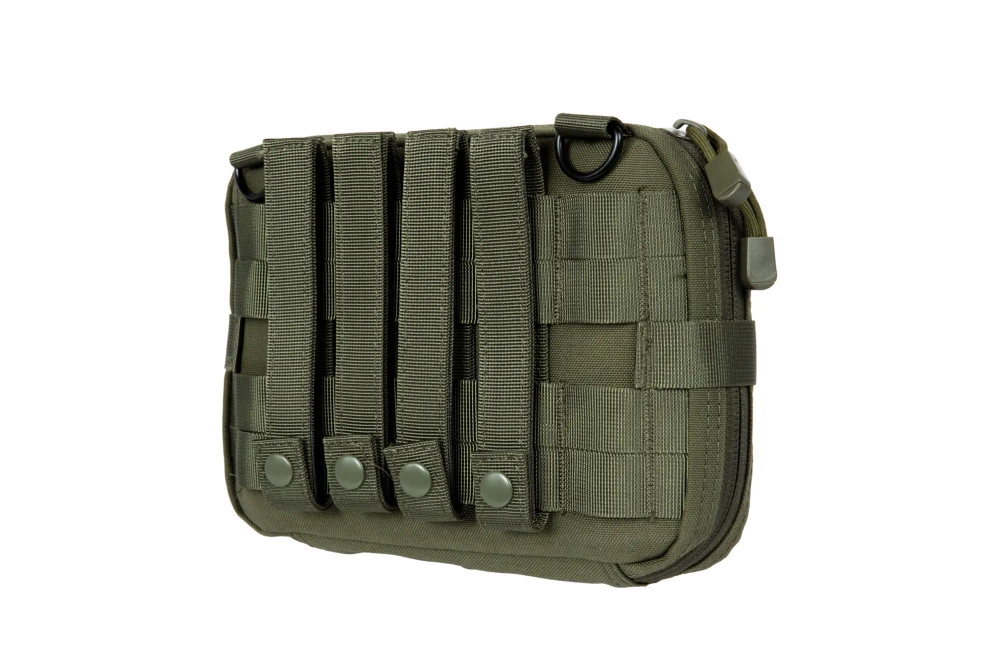 Duża kieszeń administracyjna z mapnikiem - Oliwkowa