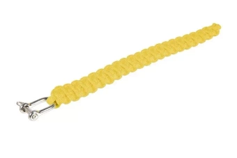 Bracelet de survie (U) - jaune