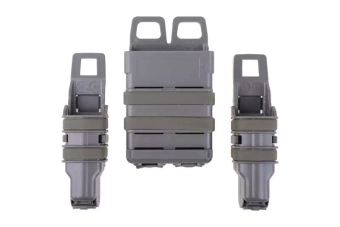 Sada pouzder FAST pro zásobníky 5,56 a 9 mm - zelená barva