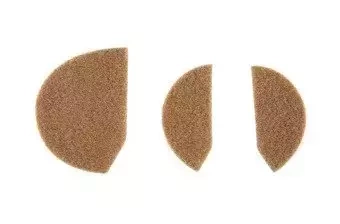 Hook&Loop hearing protectors stickers - Tan