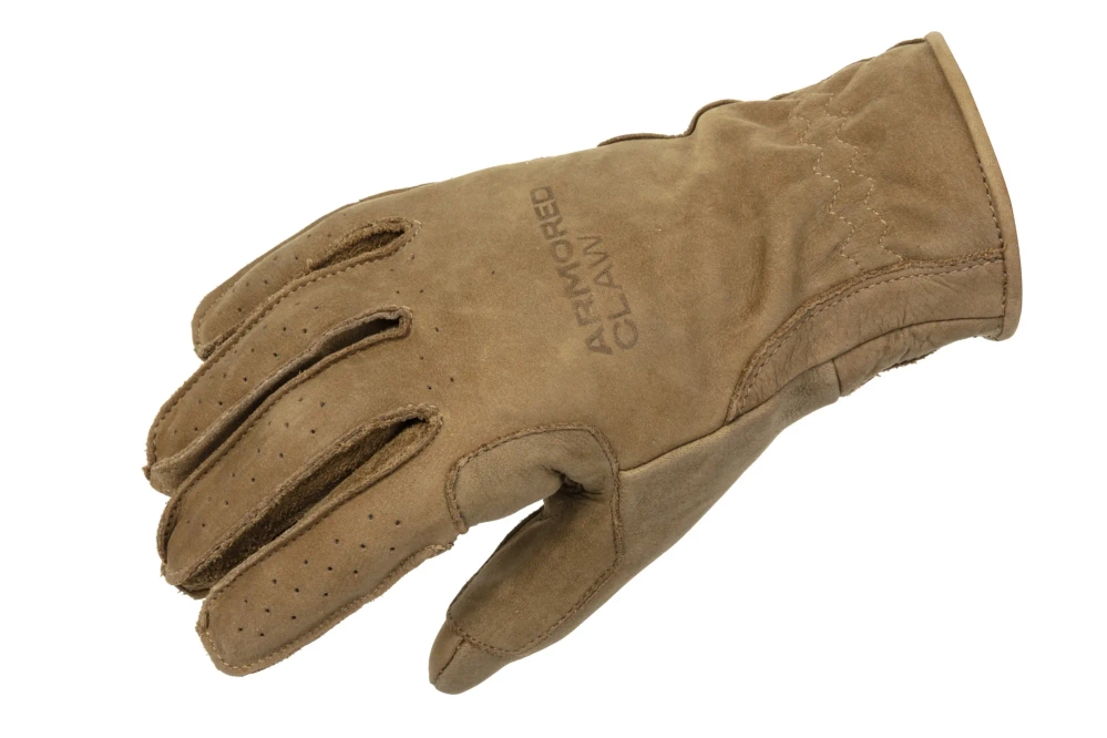 Armored Claw Tactile Ranger™ leather gloves Coyote Brown
