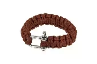 Bracelet de survie (U) - brun coyote