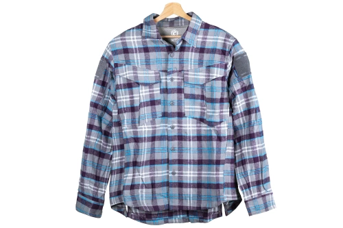 Emerson Gear Blue Label Longicorn Grijs flanellen overhemd