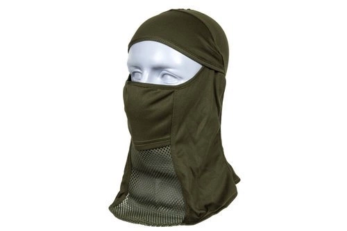 Cagoule légère avec protecteur facial - Ranger Green