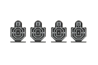 Set of 4 Practice Targets