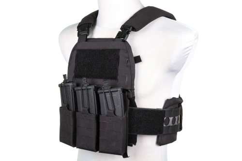 Wosport VE-75 Plaatdrager Tactisch Vest Zwart