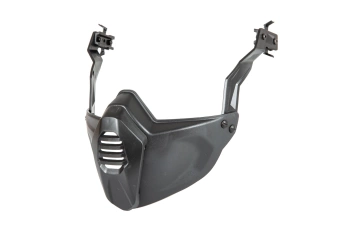 Demi-masque pour casqueet casque- noir