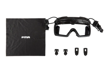 Tactical Goggles for FMA Helmets - Black