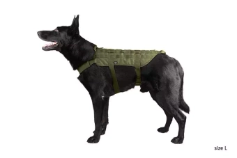 Gilet tactique pour chien - vert olive