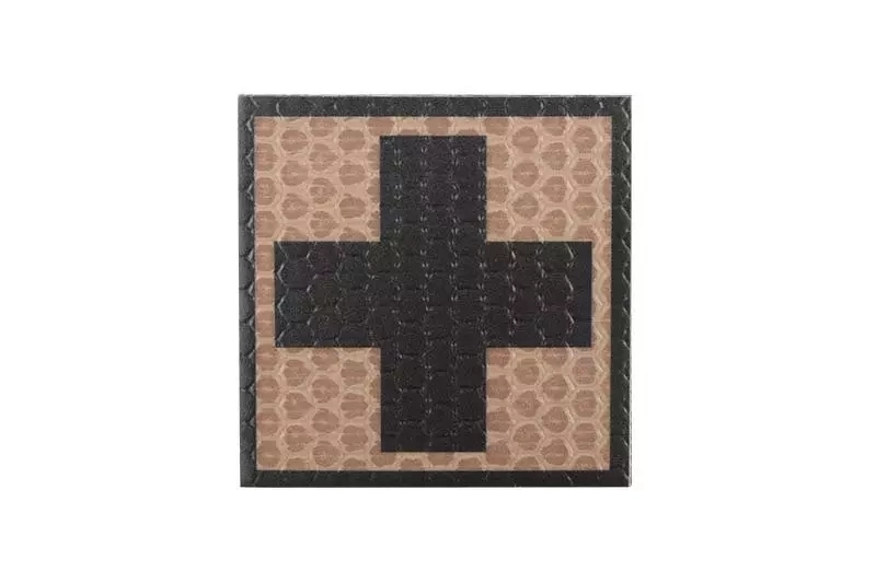 IR Badge - F1 Medical Cross - Tan